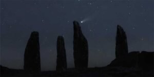 Meghalaya: Stunning Comet Lemmon Sights over Meghalaya Night Sky