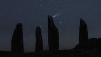 Meghalaya: Stunning Comet Lemmon Sights over Meghalaya Night Sky