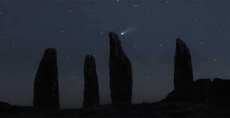 Meghalaya: Stunning Comet Lemmon Sights over Meghalaya Night Sky