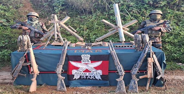 Mizoram Assam Rifles Seize Major Arms Cache in Champhai