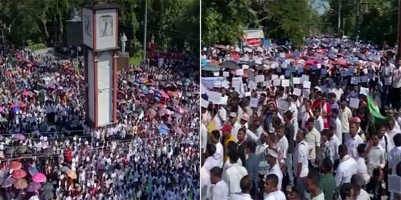 Massive Rally in Dibrugarh: Assam’s Tea Workers Unite to Demand ST Status, Wage Hike, and Land Rights
