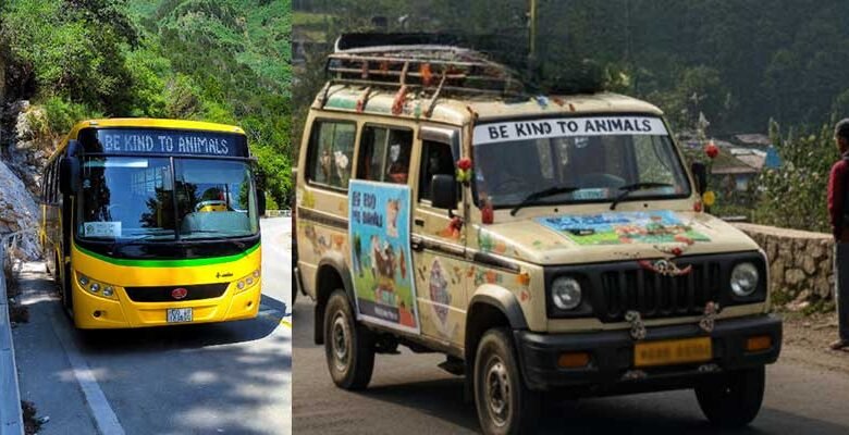 Sikkim Government Mandates “Be Kind to Animals” Slogan on All Public Transport Vehicles
