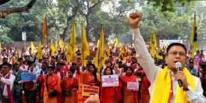 New Delhi- Bodo Groups Protest at Jantar Mantar