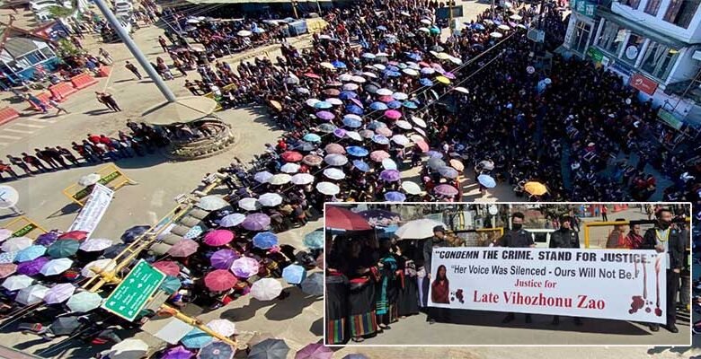 Nagaland: Thousands Rally in Kohima for Justice in Zao Murder