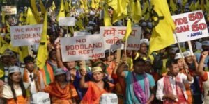 Protests in Delhi Over Pending Bodo Accord
