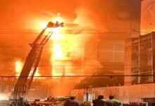 Assam: Massive fire guts Sohum Emporia in Guwahati