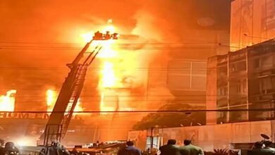 Assam: Massive fire guts Sohum Emporia in Guwahati