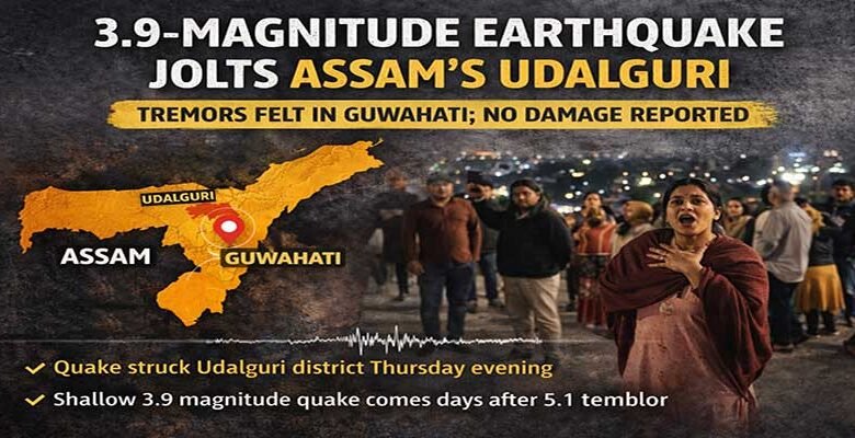 Second Earthquake in Assam within four days