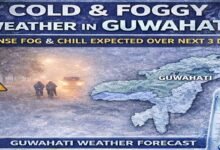 Cold, Dense Fog Grip Guwahati as Assam Sees Winter Chill