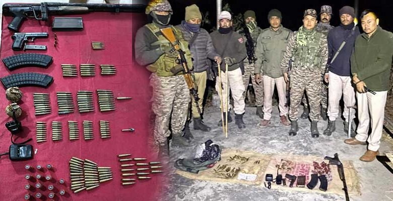 Manipur: Arms, Grenades Recovered in Imphal West Operation