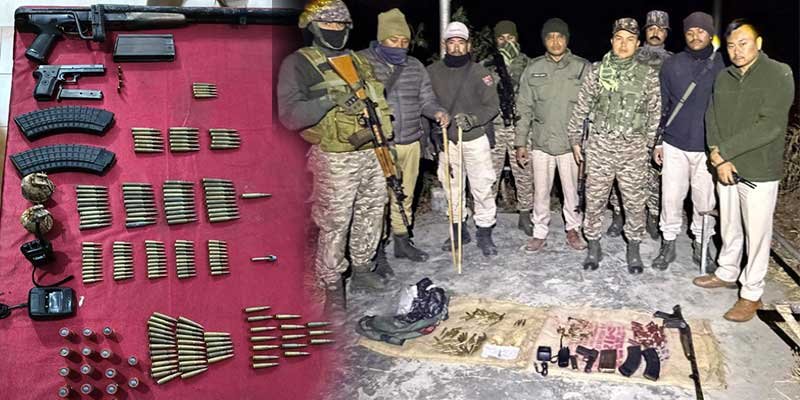 Manipur: Arms, Grenades Recovered in Imphal West Operation