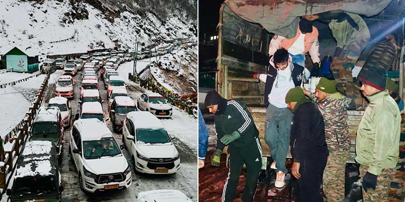 Army Rescues 46 Tourists in Sikkim Snowfall Operation