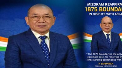 Mizoram Holds Firm on 1875 Boundary with Assam