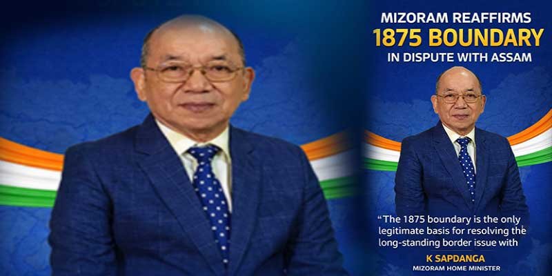 Mizoram Holds Firm on 1875 Boundary with Assam