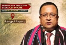 Mizoram MP Seeks Probe into ₹187.9 Cr Land Deal