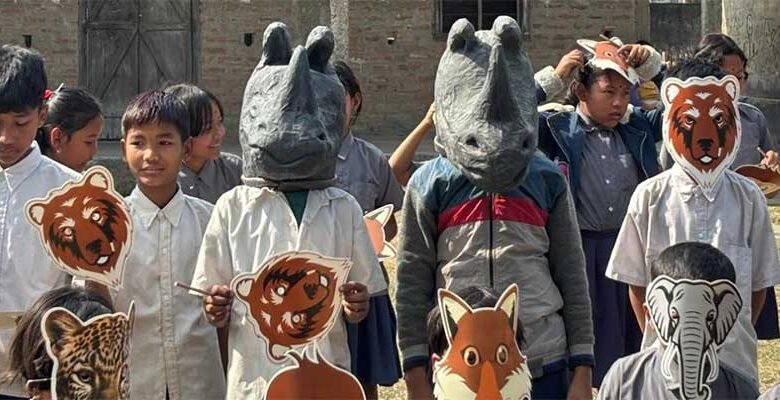 Assam: ‘Rhino Goes to School’ Programme Held in Manas Fringe Areas