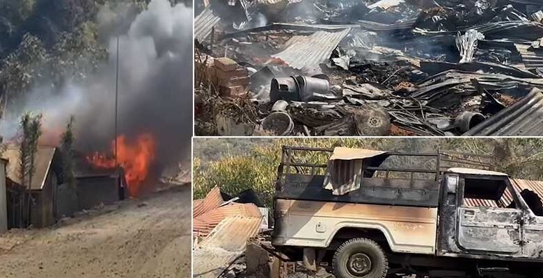 Manipur: Houses Burn as Tension Flares in Ukhrul