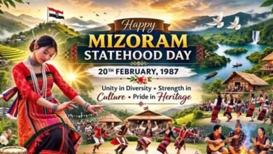Mizoram Marks 39th Statehood Day