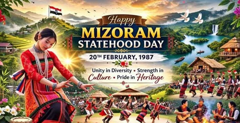 Mizoram Marks 39th Statehood Day