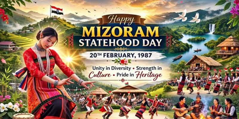 Mizoram Marks 39th Statehood Day