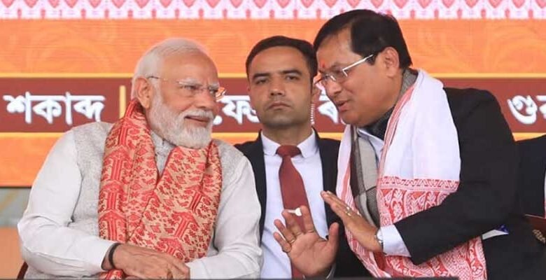 Sonowal Slams Congress, Credits Modi for Assam