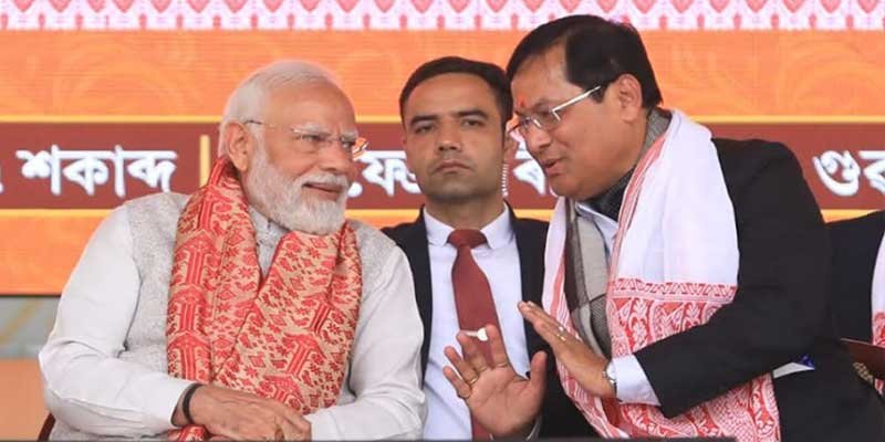 Sonowal Slams Congress, Credits Modi for Assam