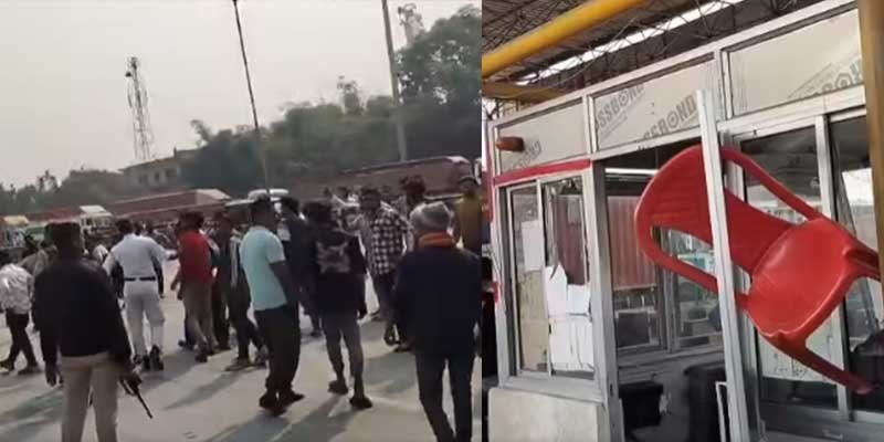 Assam: Toll Gate Violence Blocks NH-27 in Gosaigaon