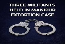 Three Militants Held in Manipur Extortion Case