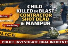 Child Killed in Bomb Blast, Contractor Shot Dead in Manipur