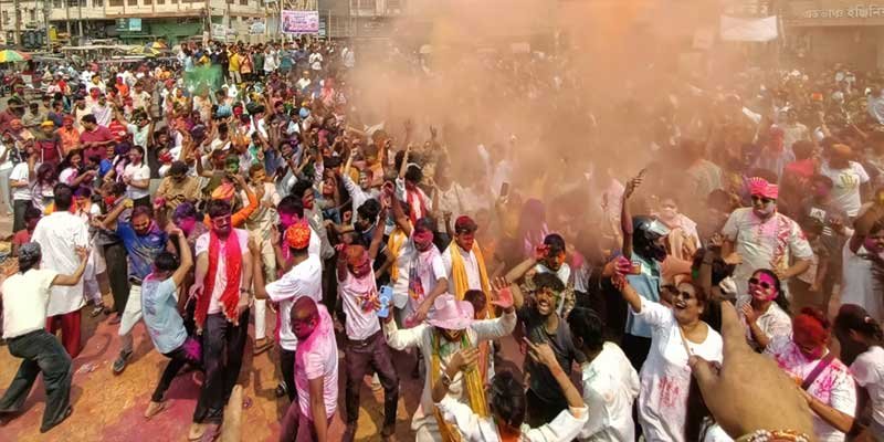 Thousands Join Holi Celebrations in Guwahati