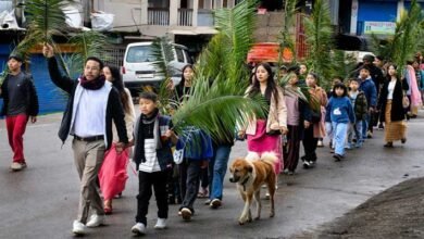 Nagaland- Kohima Marks Palm Sunday with Solemn Procession