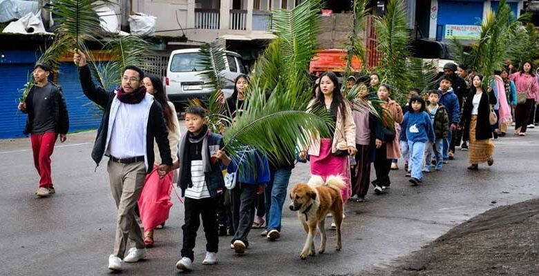 Nagaland- Kohima Marks Palm Sunday with Solemn Procession