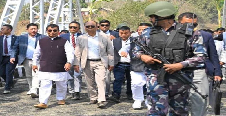 Manipur CM Inaugurates Itham–Moirangpurel Bridge Work