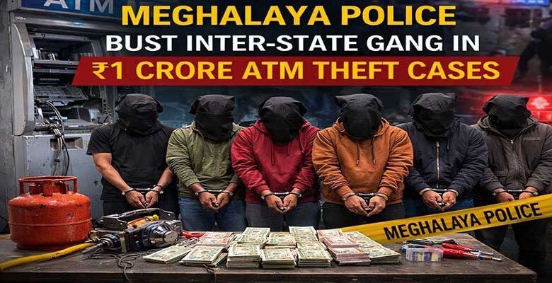 Meghalaya Police Crack Inter-State ATM Theft Network, 6 held