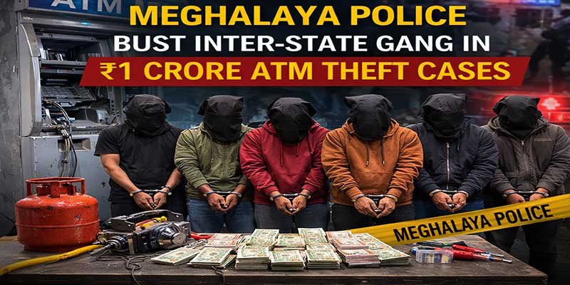 Meghalaya Police Crack Inter-State ATM Theft Network, 6 held
