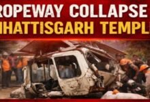 Ropeway collapse at Khallari Mata Temple kills one, injures 17; probe ordered amid safety concerns during Navratri rush.