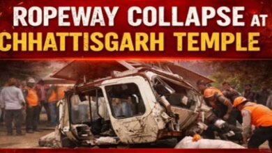 Ropeway collapse at Khallari Mata Temple kills one, injures 17; probe ordered amid safety concerns during Navratri rush.