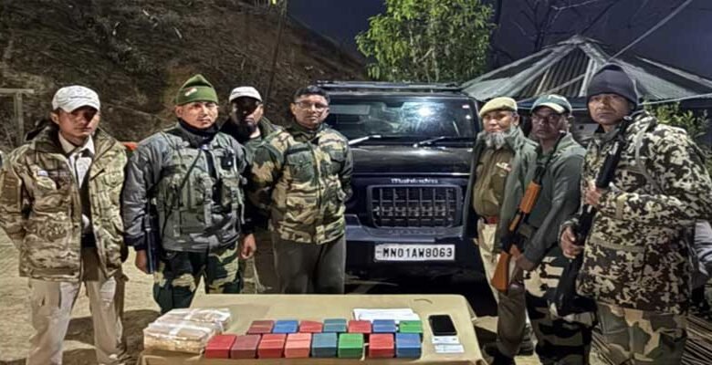 Manipur: WY Tablets, Brown Sugar Recovered During Highway Check