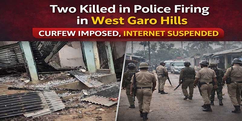 Meghalaya: Two Killed in Police Firing in West Garo Hills, Curfew imposed, Internet suspended