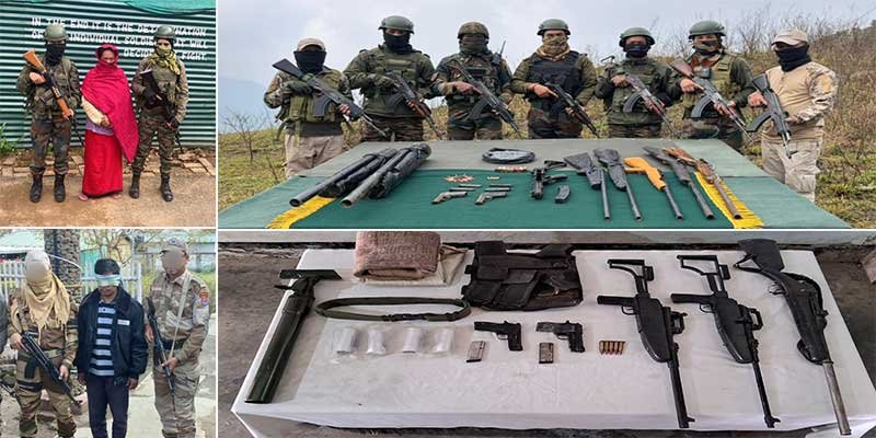 Major Crackdown on Militants Across Manipur, 17 Cadres Nabbed, Huge arms recovered