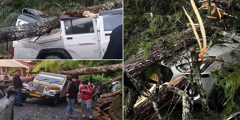 Storm, Rainfall, Hailstorm Disrupt Life in Parts of Sikkim; One Dead, Three Injured