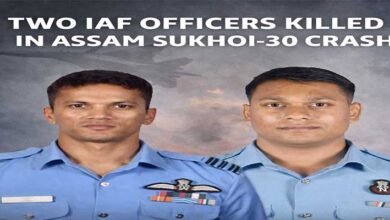 Two IAF Pilots Killed in Su-30 Crash in Assam