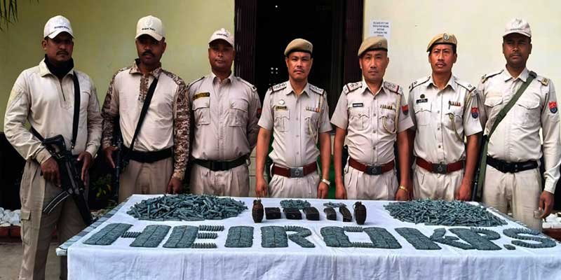 Grenades, IEDs Seized in Multiple Operations by Manipur Police