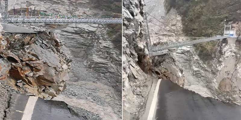 Landslide Cuts Off North Sikkim, Tourists Stranded In Lachen