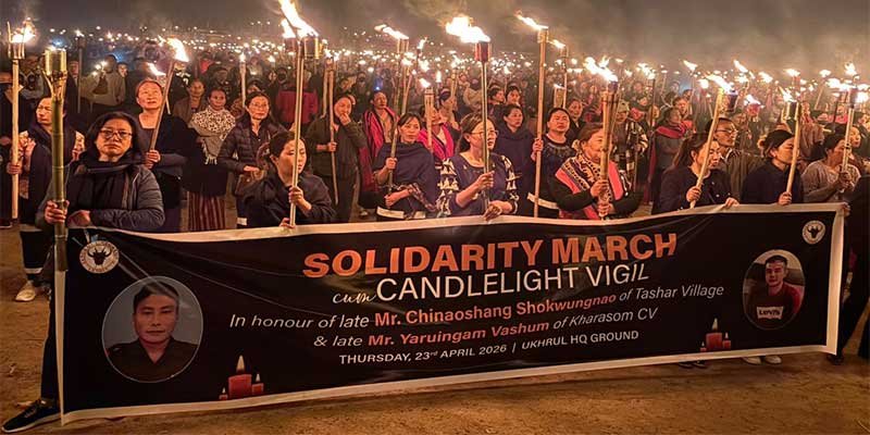 Manipur Paralysed by Shutdowns, Protests, Candlelight Vigils