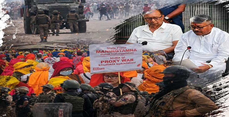 Manipur: Protesters March to CM’s Bungalow, Clash with Forces; Dozens Injured