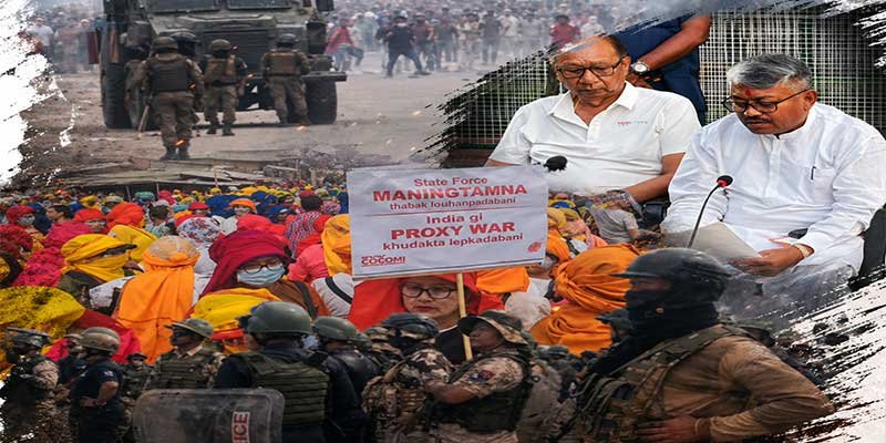 Manipur: Protesters March to CM’s Bungalow, Clash with Forces; Dozens Injured