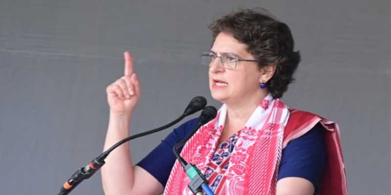 Priyanka Gandhi Ramps Up Congress Campaign in Assam, Accuses BJP of ‘Double Ghulami’ and Forcing Women to Attend Rallies