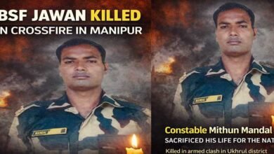 Manipur: BSF Jawan Killed in Crossfire During Armed Clash in Ukhrul