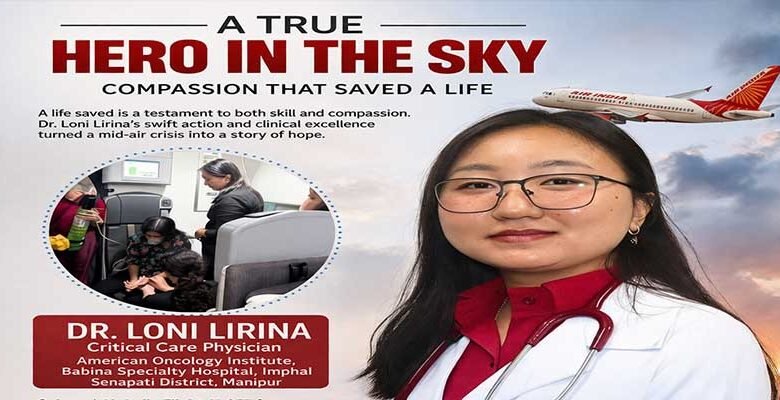 Manipur Doctor Saves Passenger Mid-Air on AI Flight